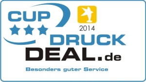 CUP – Customer Prize für bannerstop von druckdeal.de für den besonders guten Kundenservice