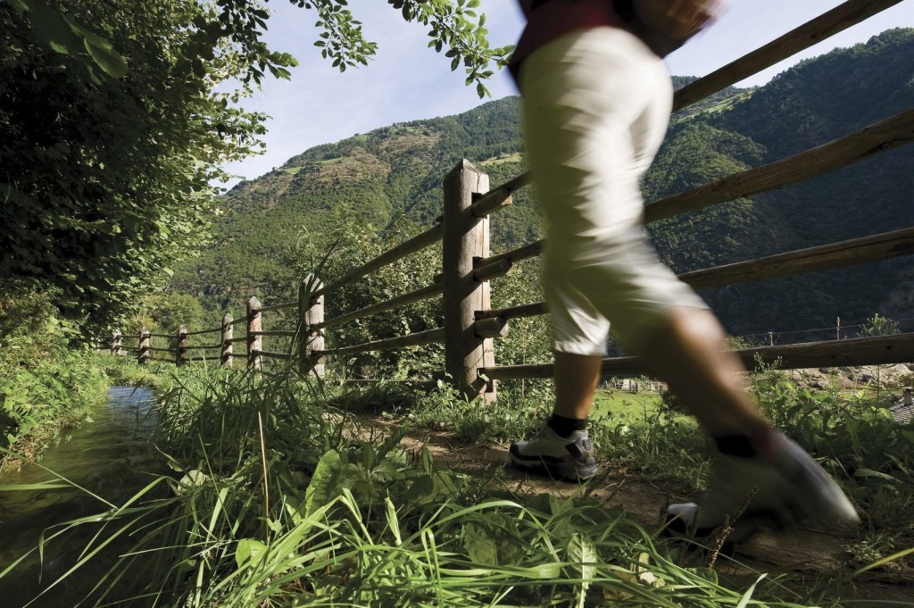 Laufen und Trainieren in der vielfältigen Naturlandschaft Südtirols. (Hotel Schönblick Belvedere)