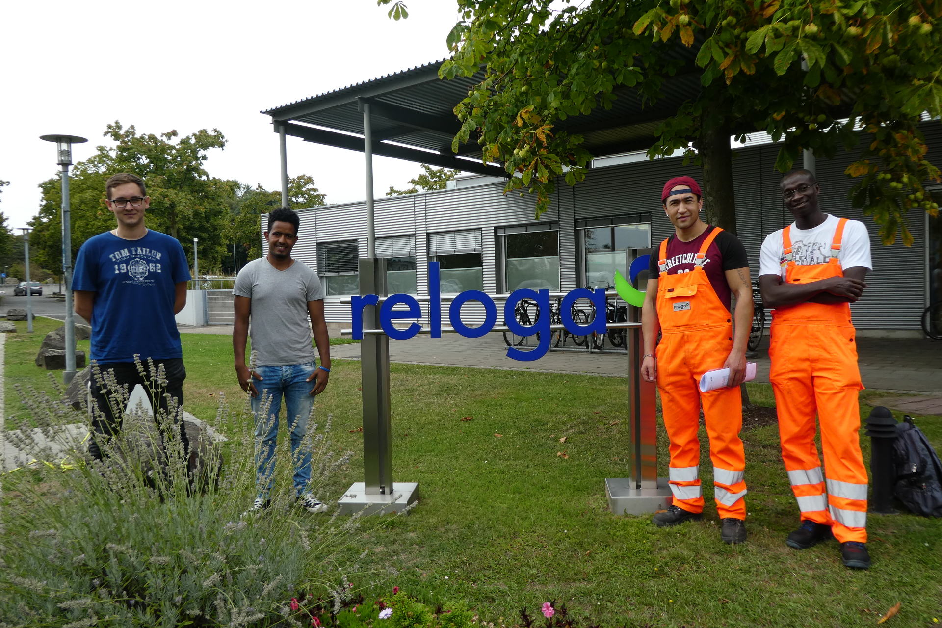 Azubis bei der Reloga - Ausbildung NRW 2018