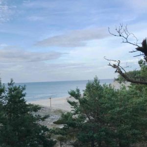 Strandspaziergang bei Habenda-Houses ist auch im Herbst ein Vergnügen.